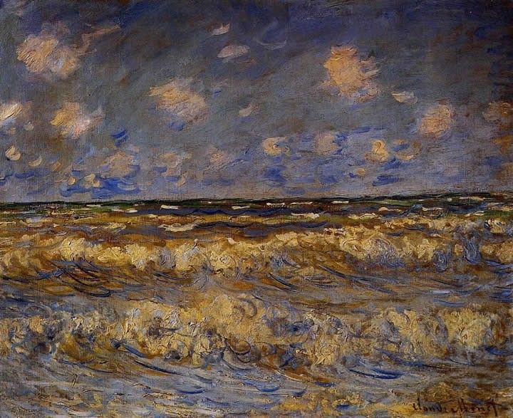 Claude Monet Rough Sea